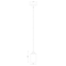 Z-Lite Beckett 1 Light Mini Pendant, Matte Black And Clear Seedy 492MP-MB - alternate 6